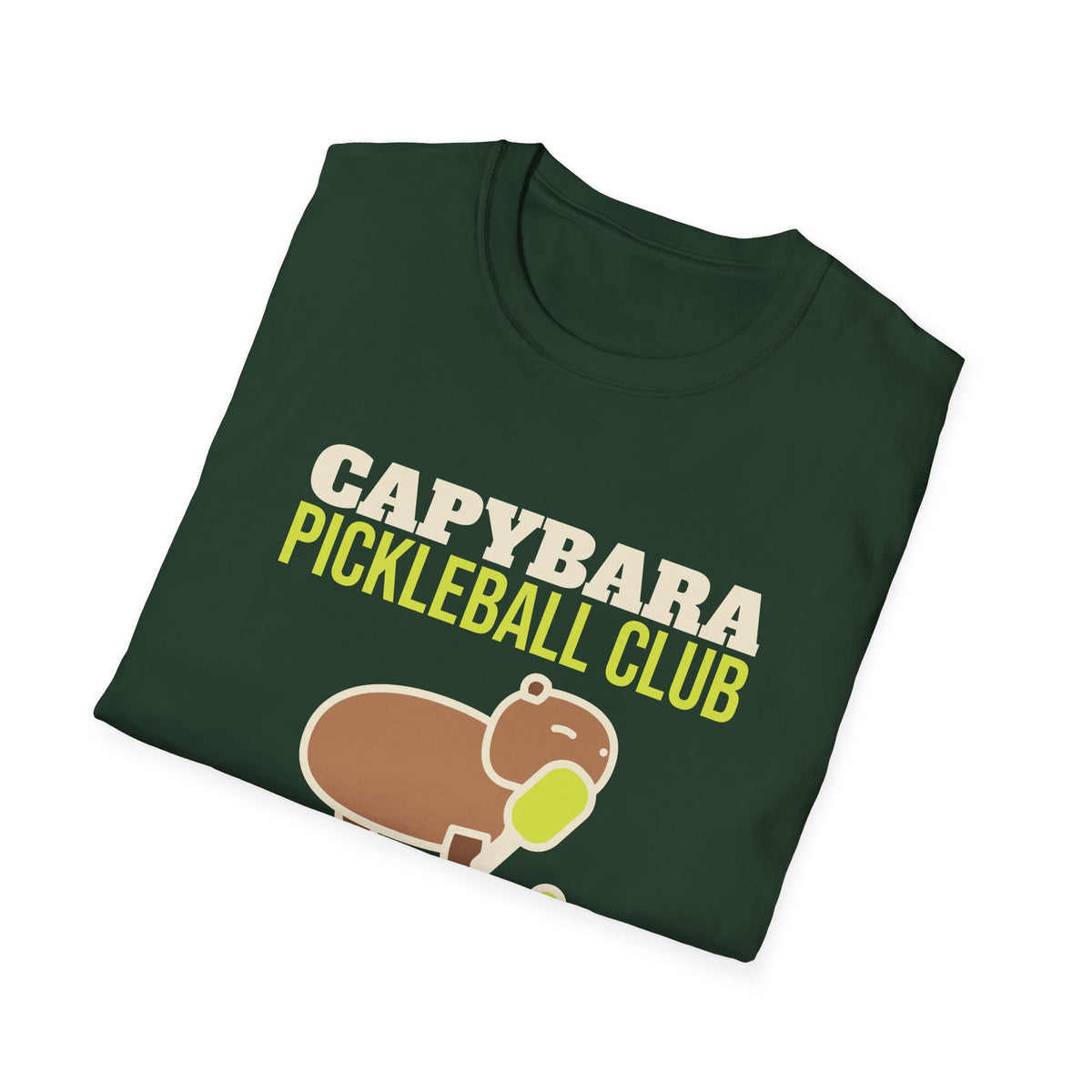 Capybara Pickleball Club, Est. Whenever – Funny Capybara Pickleball T-Shirt