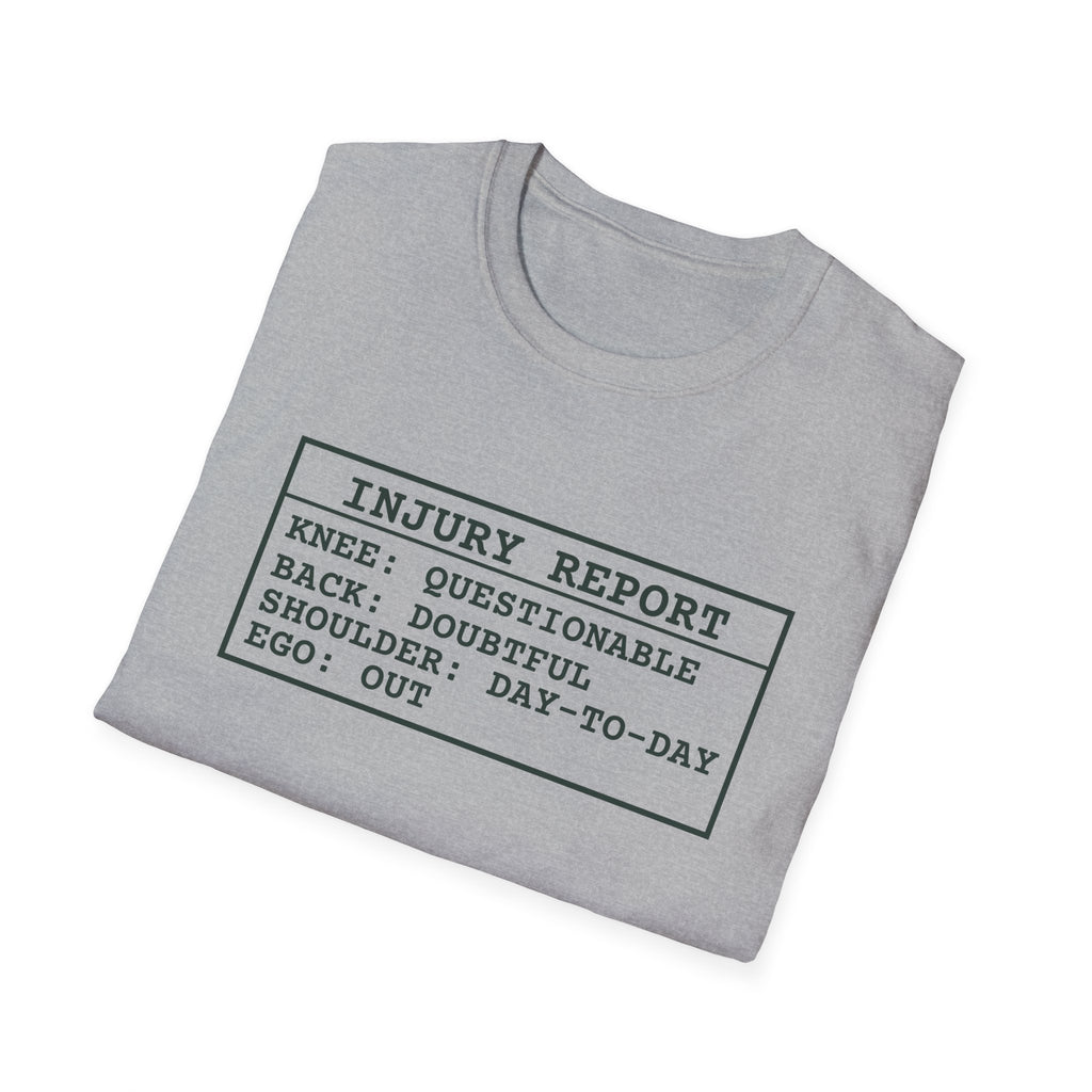 Injury Report – Funny Pickleball T-Shirt