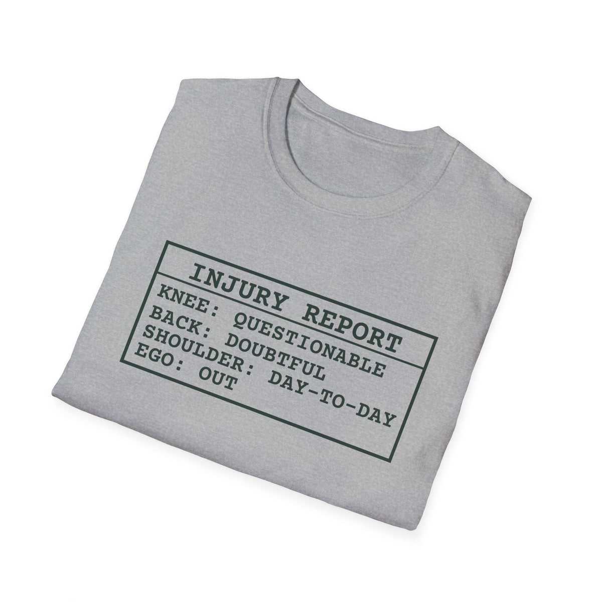 Injury Report – Funny Pickleball T-Shirt