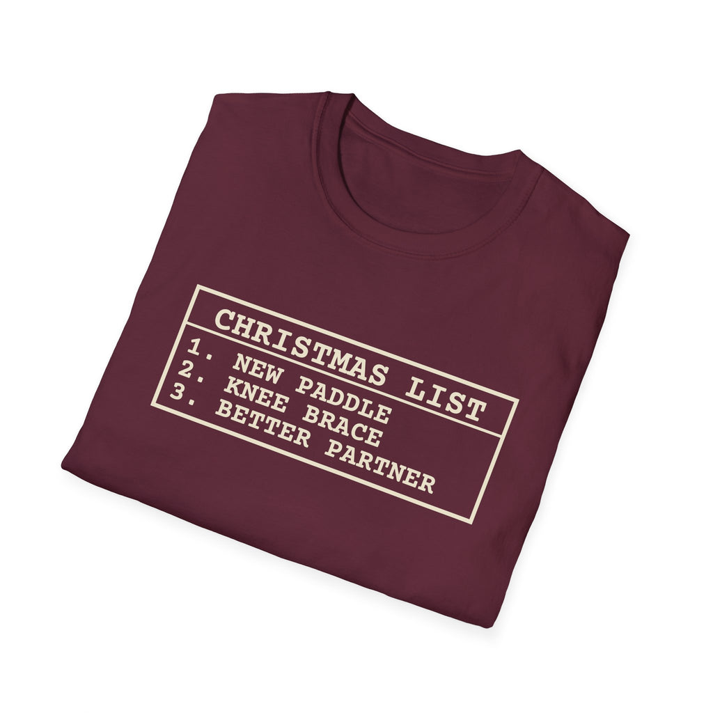Christmas List – Funny Christmas Pickleball T-Shirt