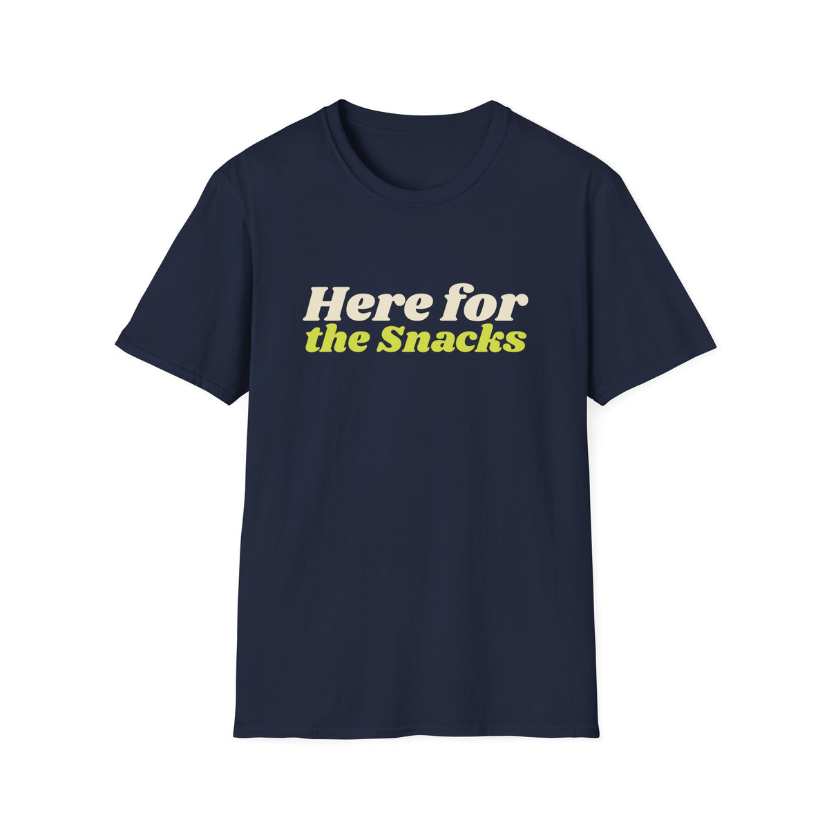 Here for the Snacks – Funny Pickleball T-Shirt