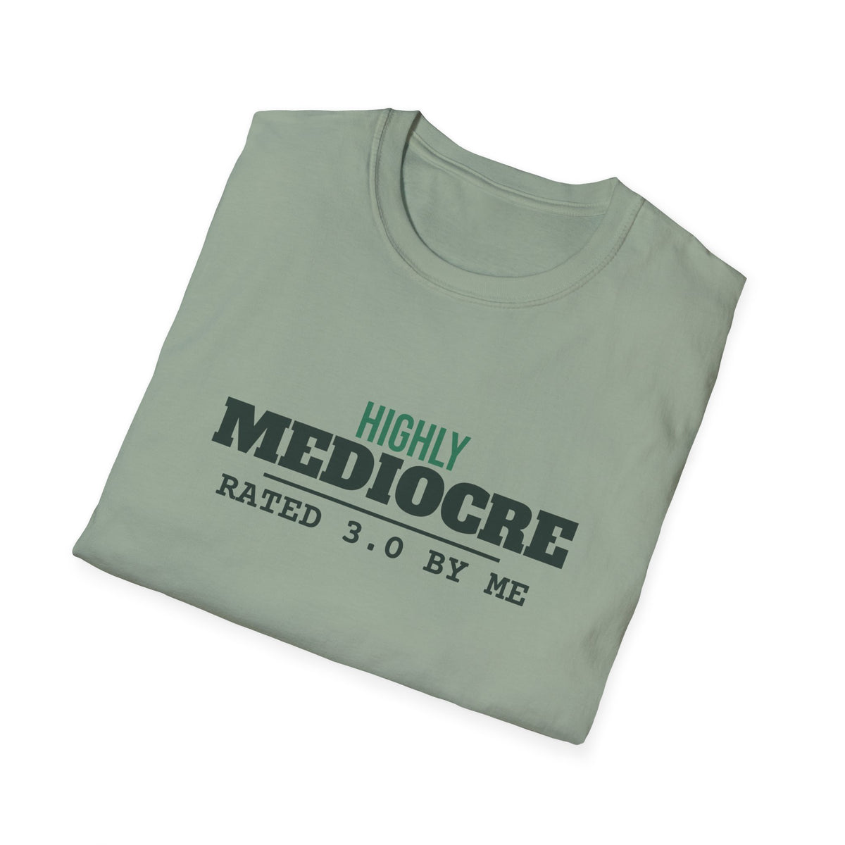 Highly Mediocre – Funny Pickleball T-Shirt