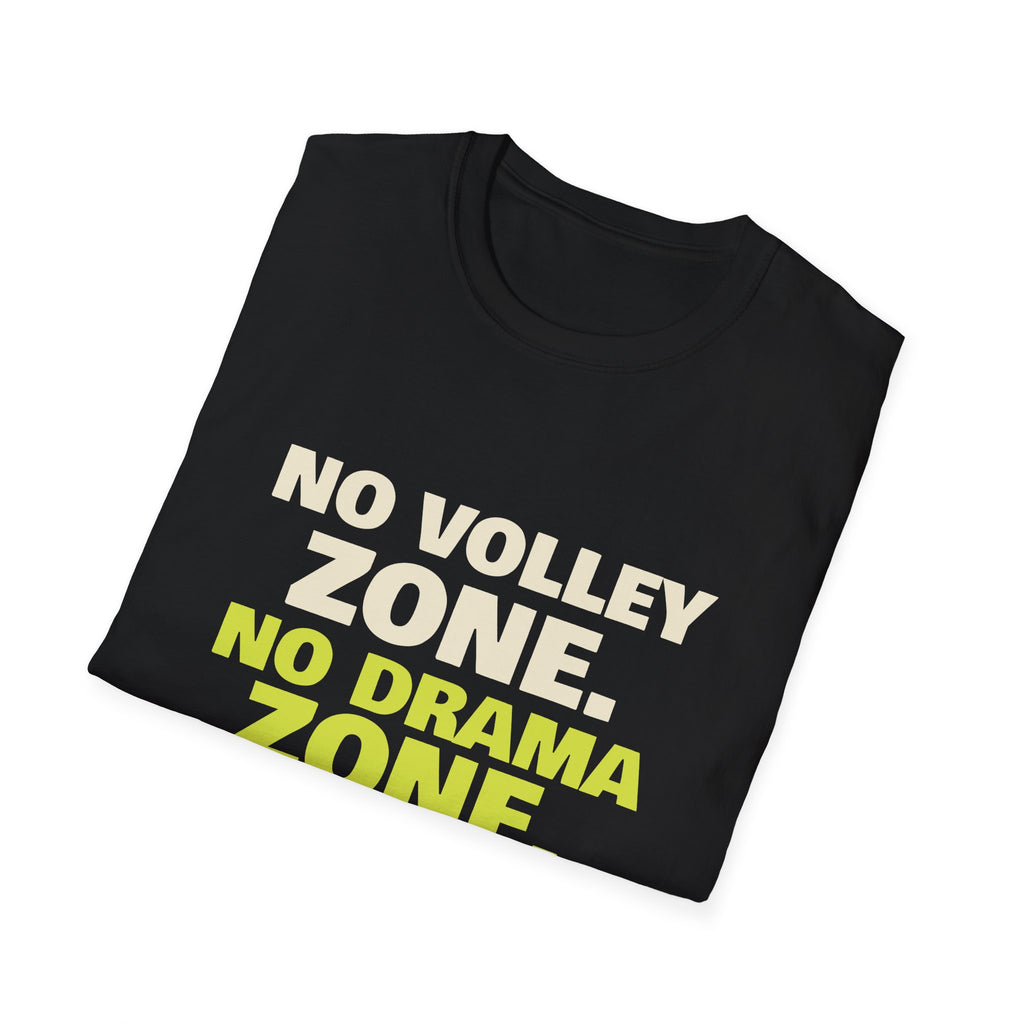 No Volley Zone. No Drama Zone – Funny Kitchen T-Shirt