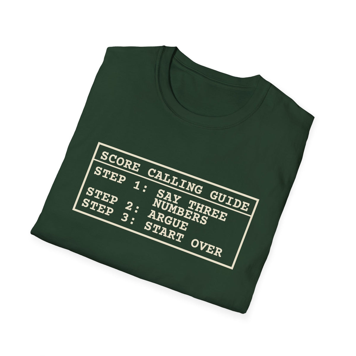 Score Calling Guide – Funny Pickleball Score T-Shirt