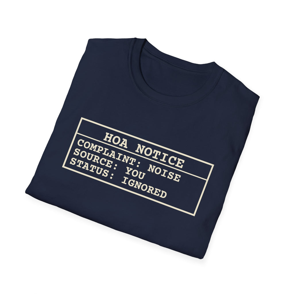 HOA Notice – Funny Pickleball T-Shirt