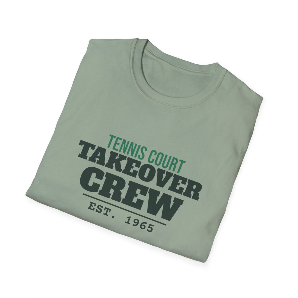Tennis Court Takeover Crew – Funny Tennis vs Pickleball T-Shirt