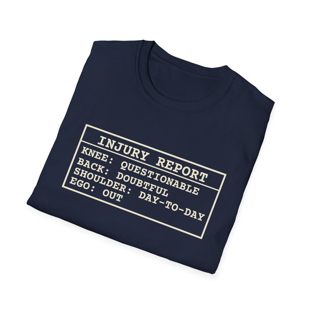 Injury Report – Funny Pickleball T-Shirt
